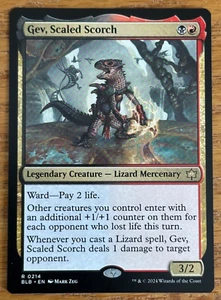 Magic The Gathering Bloomburrow, Gev, Scaled Scorch - Imagen 1 de 1