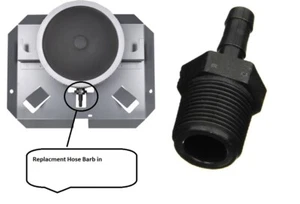 Diffusorschlauch Widerhaken Ersatzteil für DSW1 QS2 QS1 DSW2 DS1 DS2 NPTx 3/8" Widerhaken - Bild 1 von 3