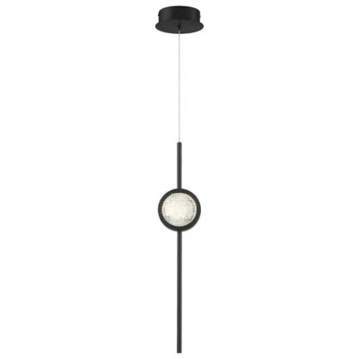 Eurofase Barletta 1 Luz LED Colgante, Negro - 39463-012 Foto 1 de 4