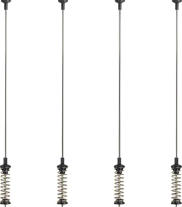 4 varillas de suspensión de lavadora 26" para Samsung WA45H7200AP/A2 WA45H7200AW/A2 - Imagen 1 de 7