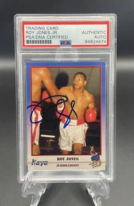 Roy Jones Jr.  Autograph Signed 1991 Kayo Rookie Card - PSA/DNA AUTHENTIC - Picture 1 of 2