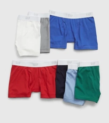 GAP KIDS BOYS KIDS UNDERWEAR BOXER BRIEFS SIZE 4/5 Pack 7 NEW - Image 1 of 2
