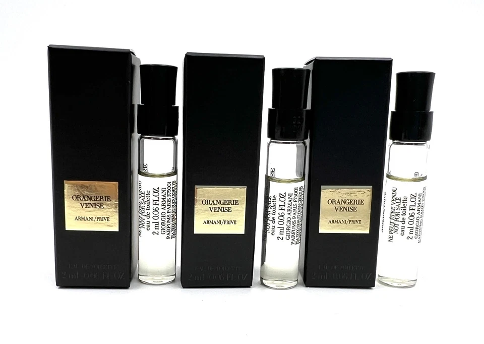 Lote de 3: Giorgio Armani Prive Orangerie Venise Eau de Toilette 2 ml * 3 = 6 ml Foto 1 de 1