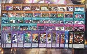 Yugioh Zane Truesdale Cyber Dragon Deck 55 Cards Cyberdark Infinity End Anime GX - Picture 1 of 14