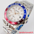 40Mm Gmt Autoamtic Men Wristwatch Sapphire Crystal Rotating Bezel Date Indicator