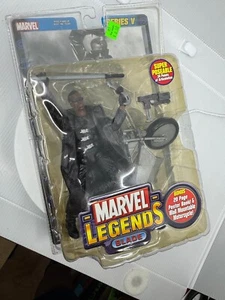 Marvel Legends Series V 5 Blade ToyBiz Wesley Snipes Motorcycle 2003 - Picture 1 of 24