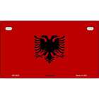 Albania Flag Novelty Metal Motorcycle Plate MP-3953