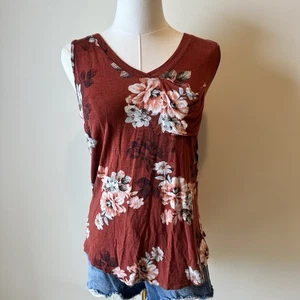 Women’s Maurice’s 24/7 Tank Top Floral XS V-Neck - Picture 1 of 4