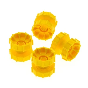4x Lego Technic Chain Drive Wheel Yellow Guide Wheel Set 8257 7248 4248957 32007 - Picture 1 of 1