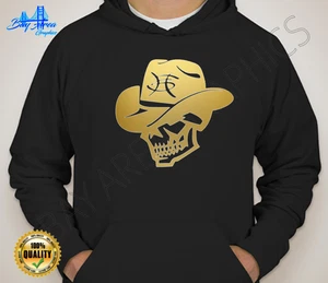 Heroes Del Silencio Baumwollmischung Hoodie schwarz Fleece HTV vorne Logo Print - Bild 1 von 9