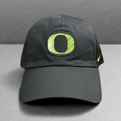 Oregon Ducks Nike H86 2020 "OHANA" NEON GREEN "O"Logo Adjustable Hat - NWOT - Imagem 1 de 4