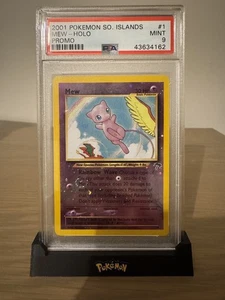 Pokemon Southern Islands Promo Reverse Holo Mew 1/18 PSA 9 π DOUBLE SWIRL! π - Picture 1 of 3