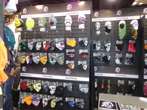 COLD WEATHER SPORTS motorcycle riding FULL face maskS REVERSABLE TO BLACK 7 DIFF - Picture 1 of 18