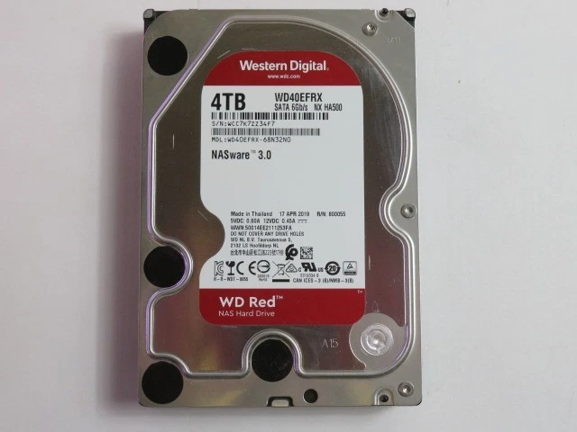 Western Digital HDD 3TB WD Red 4台セット Western Digital RED WD40EFZX 4TB 128MB Cache 3.5