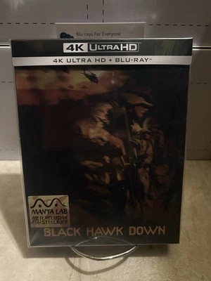 Black Hawk Down 4K Double Lenticular B SteelBook UHD Blu-ray [2001] MANTA LAB Foto 1 de 4