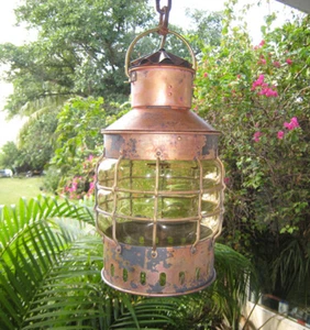 Hängende Kupfer Marine Anker Kugel Maritim Dock Marine Licht, Bar Top Licht - Bild 1 von 5