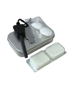 Neuf Kombat GB Magnésium Feu Acier Kit de Démarrage, Coton Laine Éclairage Cales - Imagen 1 de 3