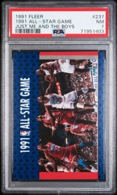 1991 Fleer 237 1991 All-Star Gam Freshly Graded PSA NEAR MINT 7 FRESH SLAB - Image 1 of 2