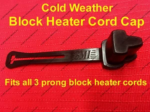 Cord Cap Plug Cap Plug Protector for Engine Block Heater Cord Cap - Picture 1 of 5