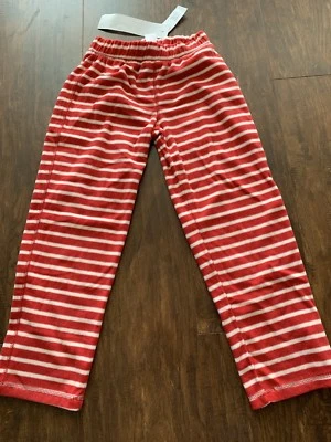 NWT GAP KIDS  GIRLS(UNISEX) FREECE PAJAMA PANTS 6YEARS RED/STRIPE - Image 1 of 3
