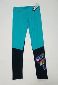 Adidas Girls Youth  SportsTrainer Leggings Hi Res Aqua  AK4555 - Picture 1 of 9