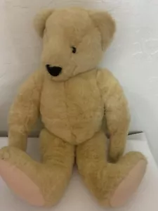 Peluche de peluche vintage 1982 North American Bear Co beige 22" articulado - Imagen 1 de 6