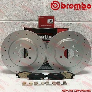 PARA VAUXHALL OPEL ASTRA J GTC VXR DISCOS DE FRENO TRASEROS PERFORADOS PASTILLAS BREMBO 315mm - Imagen 1 de 4