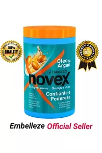 Mascarilla capilar acondicionadora profunda Novex Argan Oil 1 kg hidratación ... - Imagen 1 de 9