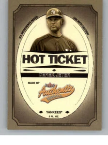 2005 Fleer Authentix Hot Ticket #1 Derek Jeter (ref 145577) - Picture 1 of 2
