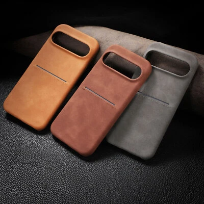 For Google Pixel 9 Pro XL Shockproof Hybrid Leather Card Slot Back Case Cover - Image 1 of 4