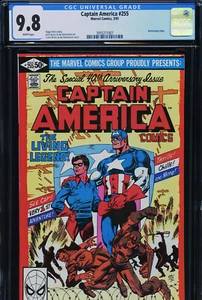 Captain America #255 - CGC-9.8, WP - Miller - Byrne - Highest graded! - Bild 1 von 3