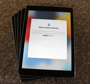 Lot of 5 Apple iPad A1566 Physically GOOD but Sold AS IS SEE IMAGES Lot#0050 - Picture 1 of 3