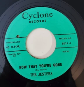 Jesters NOW THAT YOU'RE GONE / I LAUGHED (DOOWOP 45) #5011 PLAYS VG+ TO VG++ - Imagen 1 de 4