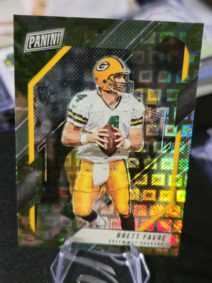 2021 Panini National VIP Gold Pack Pandora Prizm #5 Brett Favre #12/25 Packers🔥 - Image 1 of 4