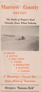 c1960 Morrow County, Oregon Tourist Brochure, Map, Information - Picture 1 of 2