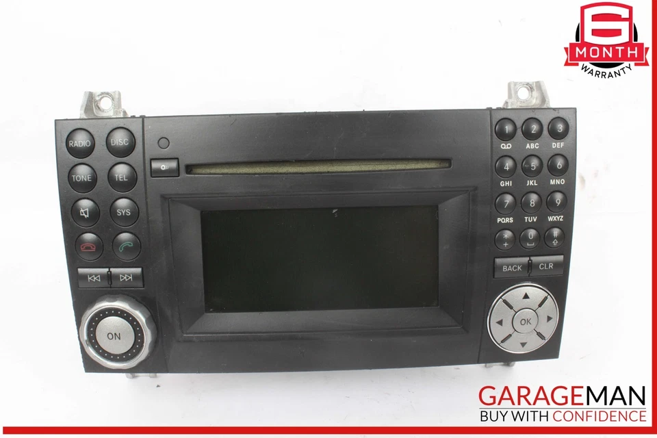 09-11 Mercedes R171 SLK300 SLK55 Head Unit Radio AM/FM CD Player 1719000700 OEM - Image 1 of 4