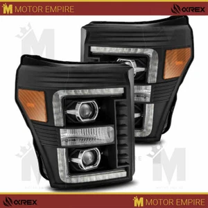 AlphaRex Black Projector Headlights Sequential Signal For 11-16 Ford Super Duty - Bild 1 von 11