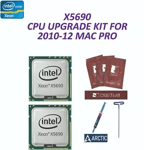 Mac Pro 12 Core 5,1 2010 2012 Pair X5690 3.46GHz XEON CPU upgrade kit 5.1 - Picture 1 of 2
