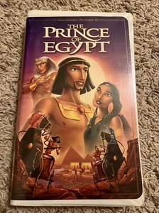 THE PRINCE OF EGYPT, VHS Tape, Animated Color, Moses Bible story, Animated Color - Picture 1 of 3