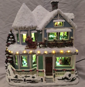Thomas Kinkade Casa de Navidad Narrada Twas La Noche Antes de Navidad 79490 - Imagen 1 de 10