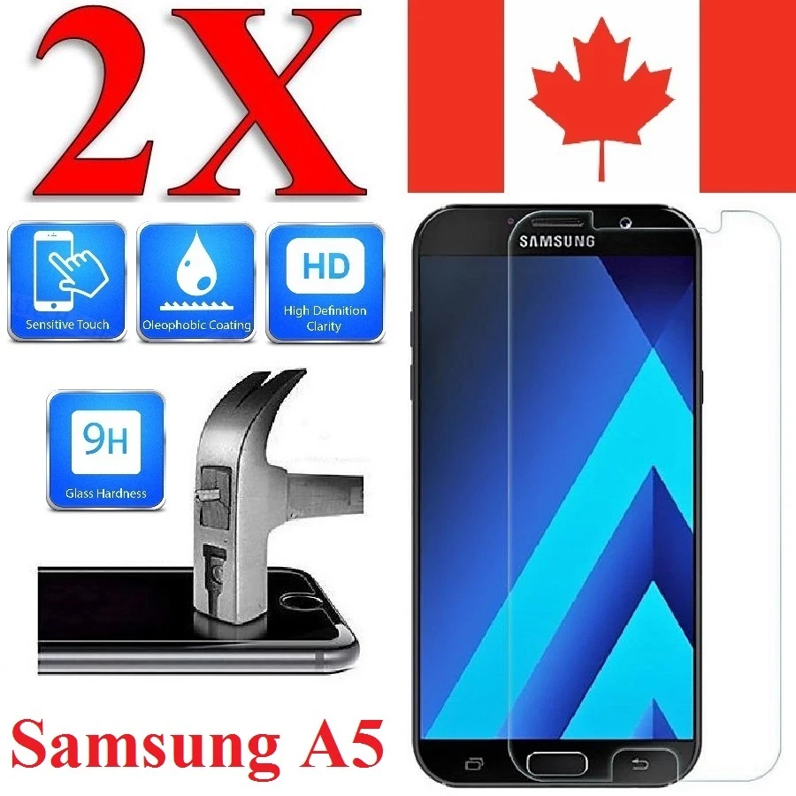 (2 PACK) Protector Pantalla Premium Para Samsung Galaxy A5 2017 Foto 1 de 4