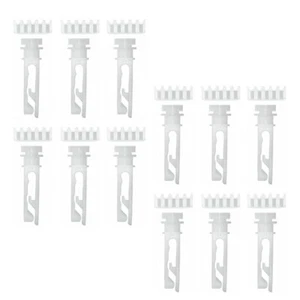 12 Set Steli Bianchi per Tende a Rullo Tende Finestre Stelo Tapparelle Fornitura Riparazione - Foto 1 di 12