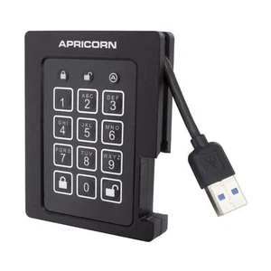 Apricorne 1To Aegis Cadenas SSD 256 bits, FIPS 140-2 Niveau 2 Validé Ruggediz... - Photo 1/5