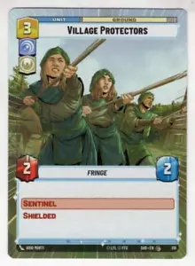 Star Wars Unlimited SotG Hyperspace Card SHD319 Village Protectors - Picture 1 of 1