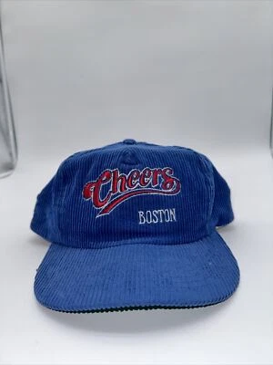 NUEVO CON ETIQUETAS Gorra Gorra Vintage Años 90 Azul Pana CHEERS Snapback 1991 Foto 1 de 4