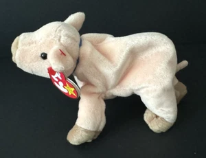 TY BEANIE BABYS KNUCKLES THE PIG 1999 NEU/ETIKETT AUSVERKAUFT #BB825 FEHLER! - Bild 1 von 9