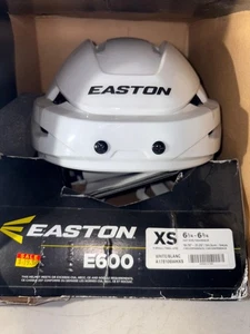 Easton e600 Helm Gr. XS X-Small Brandneu 6 1/4 - 6 3/4 Weiß - Bild 1 von 7
