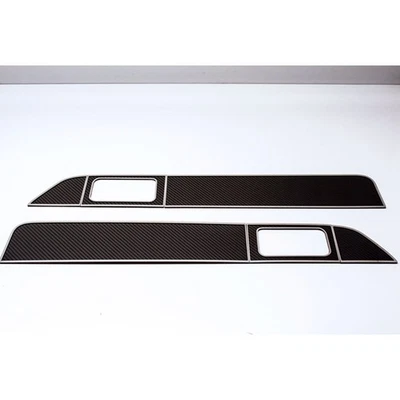 ACC Front Door Panel Inserts Trim fits 2010-2014 Ford F-150 Raptor-Carbon Fiber - Imagem 1 de 4