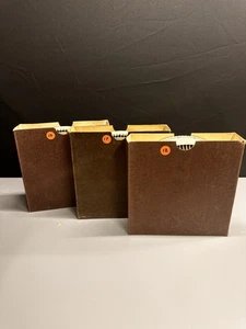 3 Sears Vintage Slide Projector Tray Set Easi-Load 2x2 Slides Circular Tray 9985 - Picture 1 of 10