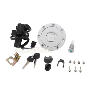 Fuel Cap Ignition Switch Lock KEY SET For Honda CB400SF NC39 1999 New - Picture 1 of 2